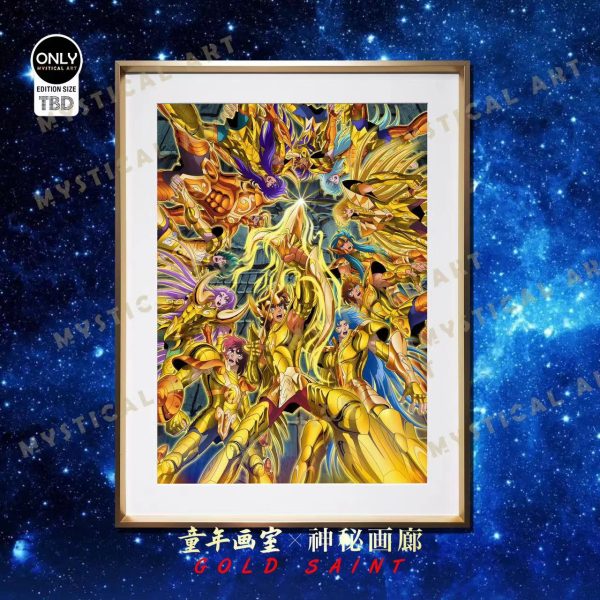 Poster Saint Seiya Gold Saints nr 1 91,5x61cm